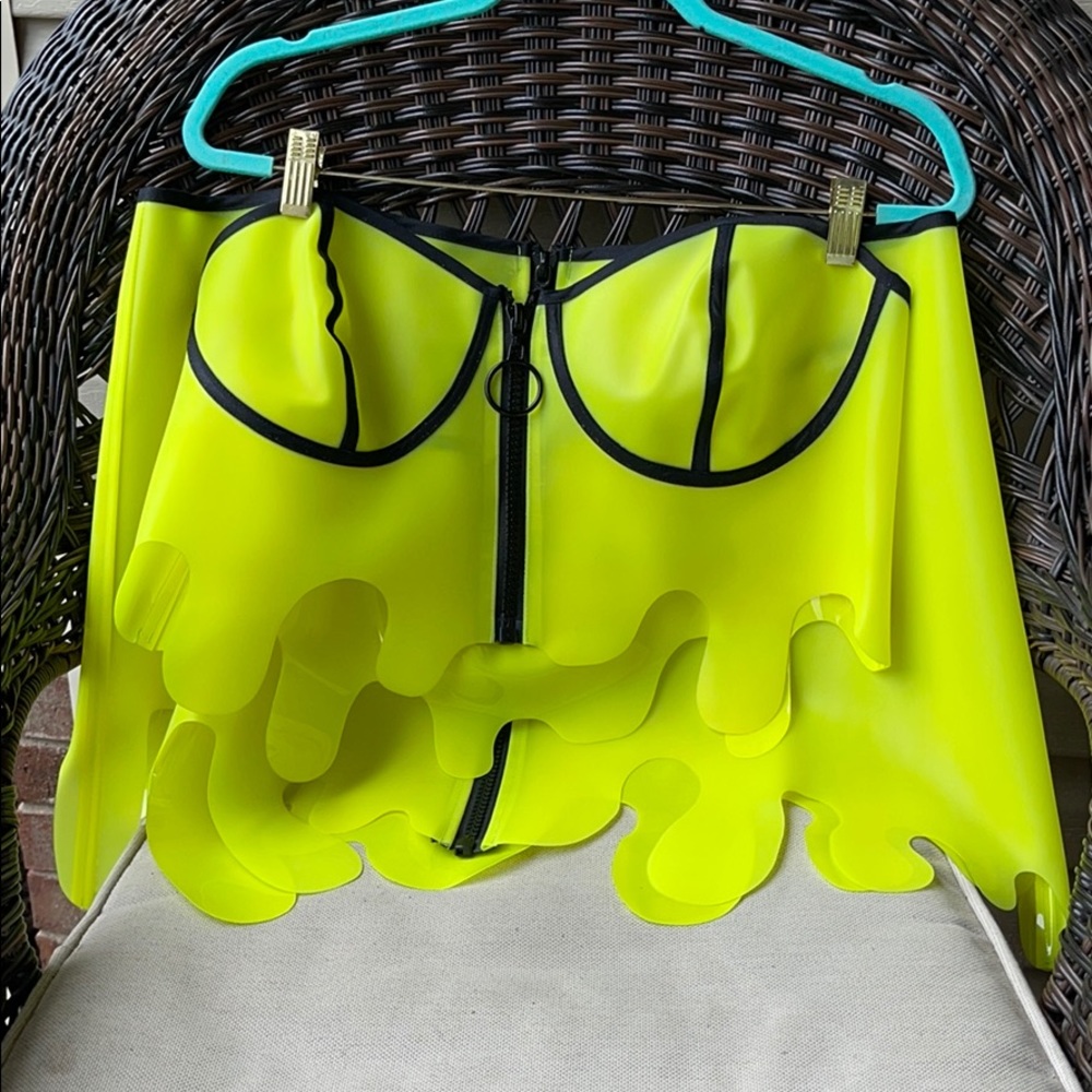Dolls Kill Club Exx SLIME ZONE REFLECTIVE Outfit